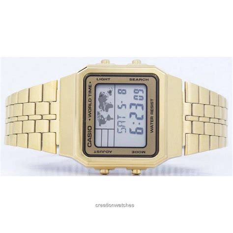 Casio Alarm World Time Digital A500wga 9df Men S Watch