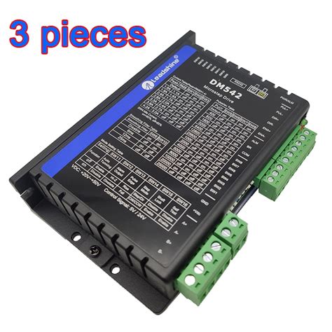 3 Pieces Genuine Leadshine 2 Phase DSP Digital Stepper Drive DM542 With