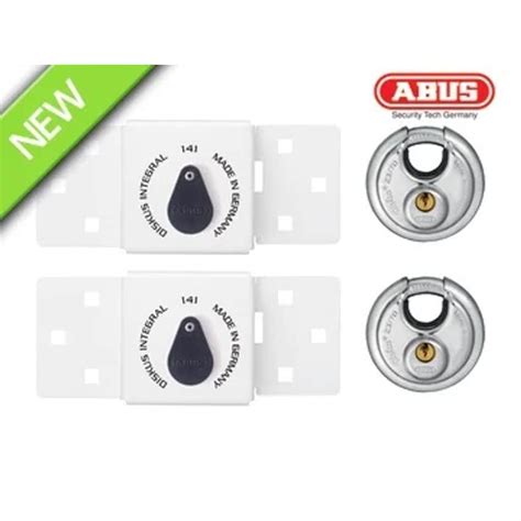 Shop Abus 141200 Diskus Integral Van Lock White And 2670mm Diskus