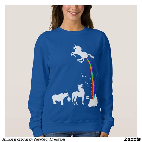 Unicorn origin sweatshirt | Zazzle | Sweatshirts hoodie, Sweatshirts ...