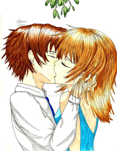 Kissing Under The Mistletoe By Shlyki84 On Deviantart