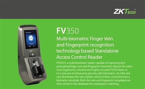 Zkteco Fv Multi Biometric T A And Access Control Terminal Zkteco