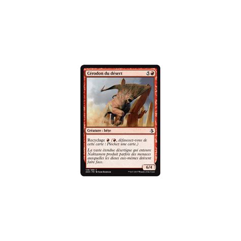 Carte Magic Mtg Amonkhet Vf C Rodon Du D Sert Goupiya