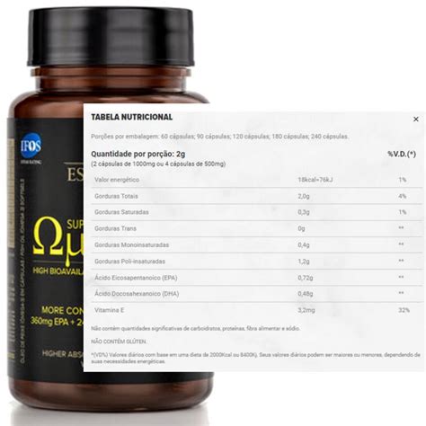 Super Omega 3 TG 120caps 500mg Essential Nutrition