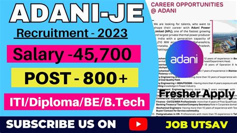 Adani Group Recruitment 2023 Freshers Job Mnc Jobs For Freshers