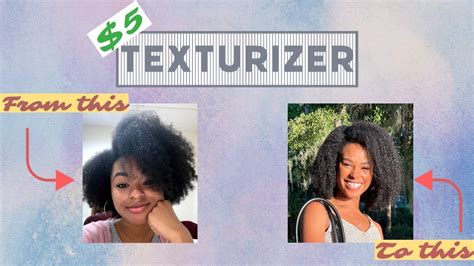 How To Texturize Natural Hair At Home Quick And Easy Cheap Youtube