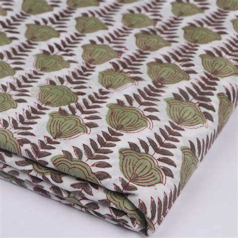 Cotton Handmade India Exporters Of Hand Block Printed Fabric