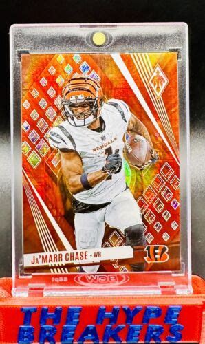 Ja Marr Chase Sp Fire Burst Prizm Panini Phoenix Hyper