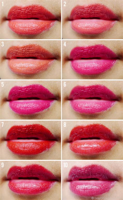 My Top Ten Bright Lipsticks Beautyholics Anonymous