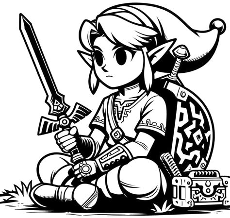 Zelda Coloring Pages - 31 Sheets to Color for Fans