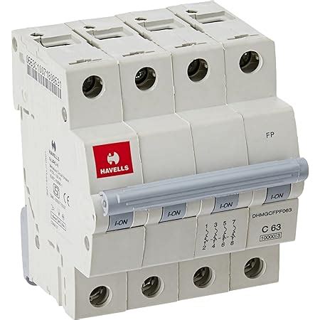 Buy Havells Dhmgctnf Pvc Plastic A Mcb Tpn C Curve White Online