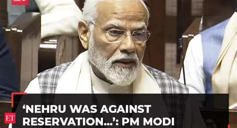 Pm Modi Pm Modi Slams Congress For Nehrus Anti Ambedkar Anti Reservation Stance The