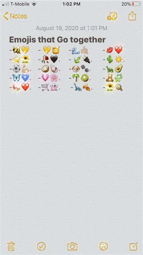 Cute Emoji Combos To Mix And Match Your Favorite Emojis