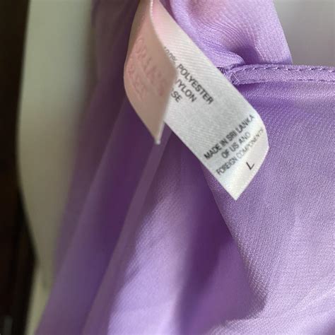 Victorias Secret Purple Chemise Slip Lingerie Dress Depop