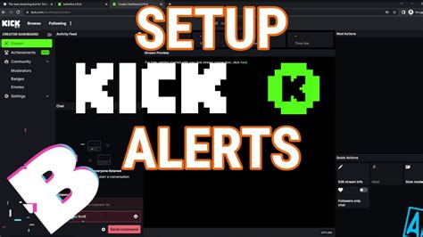 Kick Setup Live Stream Alerts And Chatbot With Botrix Youtube