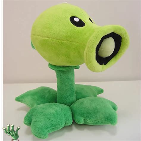 30cm Plants vs Zombies Pea Shooter Plush Toys Doll High Quality Plants ...