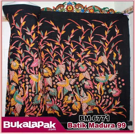 Jual Batik Madura Motif Burung Flora Fauna Nusantara Bm 6771 Batik