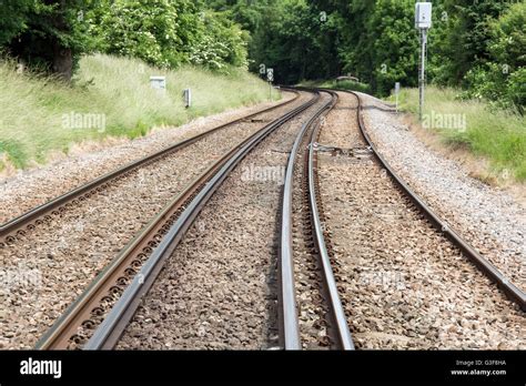 railway  showing   rail stock photo  alamy