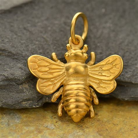 Bee Necklace Bee Jewelry For Women Honey Bee Necklace Honey Etsy