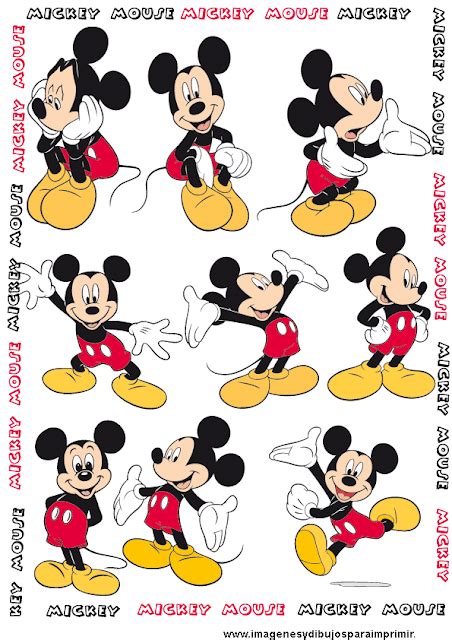 Lamina De Mickey Mouse Para Imprimir Imagenes Y Dibujos Para Imprimir