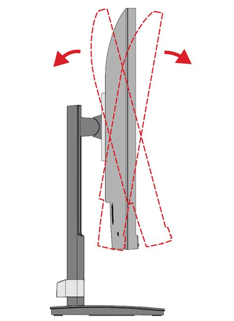 Vg3209 4k Adjusting The Viewing Angle Viewsonic Monitor