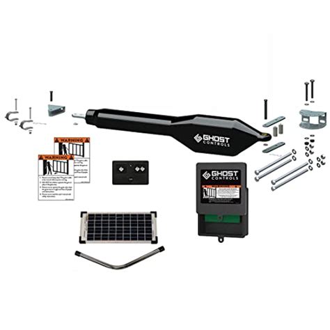 Ghost Controls Heavy Duty Solar Automatic Gate Opener Kit For Driveway