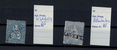 Lot Sitzende Helvetia Nr Stabstempel Kaufen Auf Ricardo