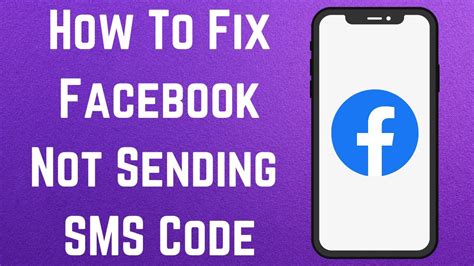 How To Fix Facebook Not Sending Sms Code Youtube