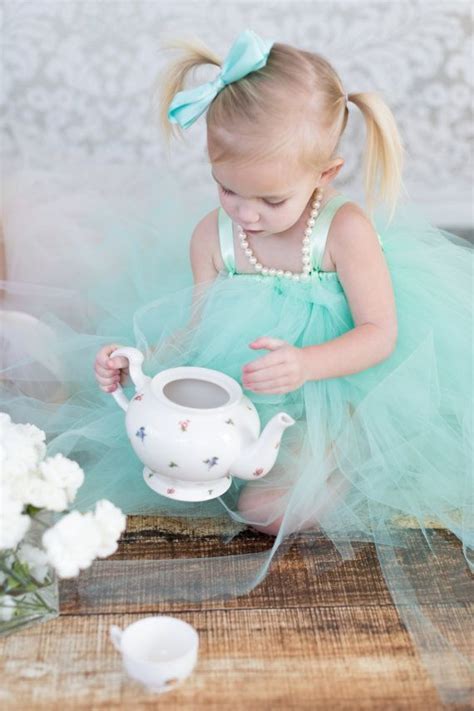 Pin By Fancy Shoe Queen 3 On Tiny Tots Tea Time Flower Girl Dresses