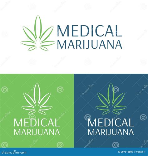 Medical Marijuana Logo and Icon Stock Vector - Illustration of icon ...