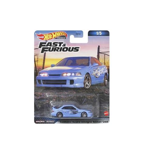 Hot Wheels Fast Furious Premium Custom Acura Integra Sedan Gsr