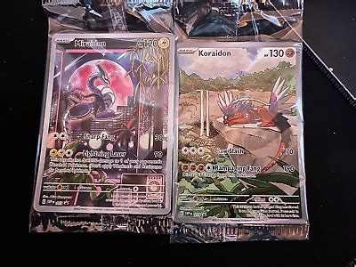 Pokemon Cards Koraidon Miraidon Svp En Black Star Promo Sealed