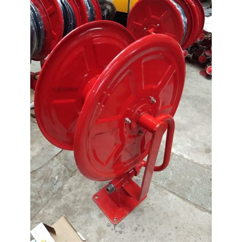 Swing Type Fire Hose Reel Drum Marichi Fire Safety Ahmedabad