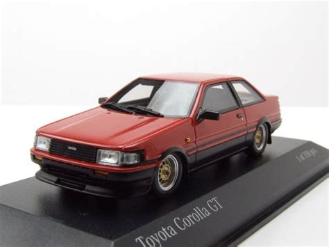 Minichamps Modellauto Toyota Corolla GT 1984 rot Modellauto 1:43 ...