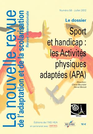 un ouvrage intitulé Sport et handicap les activités physiques