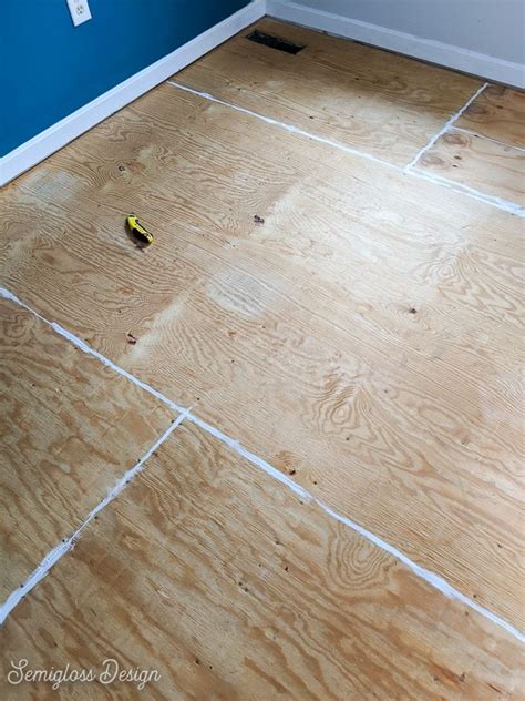 How To Paint A Plywood Floor The Easy Way Plywood Flooring Diy