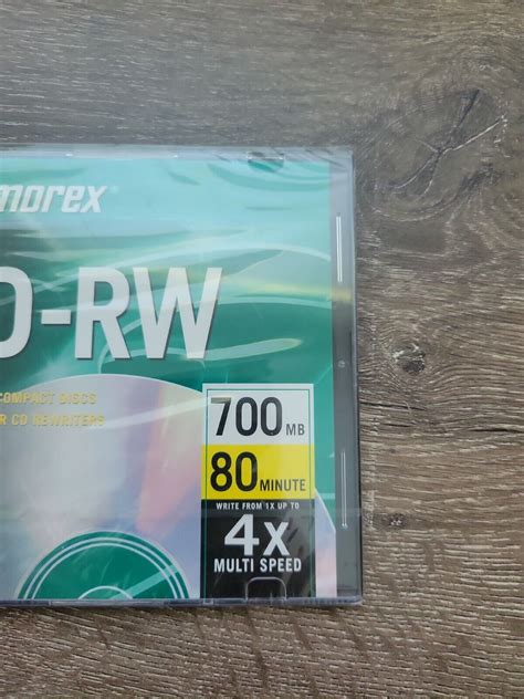 Memorex Cd Rw Rewritable Discs Mb Min X Brand New Lot Of Ebay