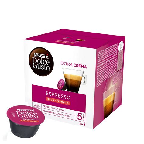 Nescafé Espresso Koffeinfri 16 kapsler til Dolce Gusto for kr 74 00