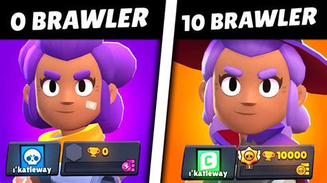 I Reached 10000 🏆 Trophies With 10 Brawlers Brawl Stars Youtube