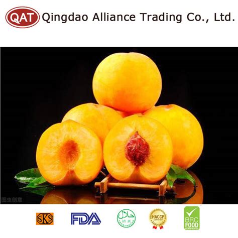 New Crop Iqf Fruits High Quality Frozen Yellow Peach Dices With