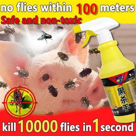 ml fly killer spray effective repellent killing bait odorless safety