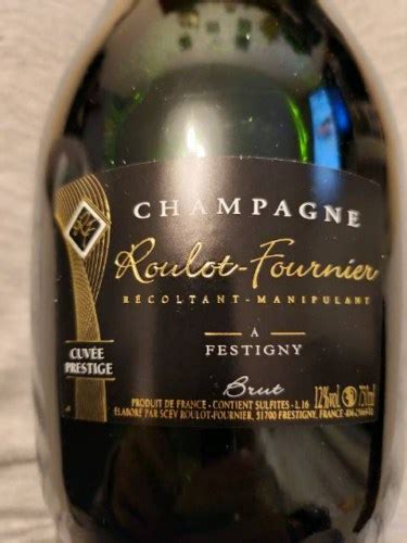 Roulot Fournier Cuv E Prestige Brut Champagne Vivino Us