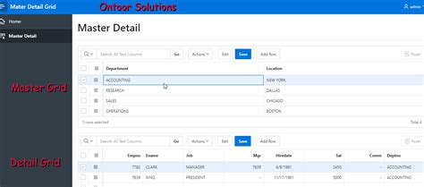 Master Detail With Interactive Grid Ontoor Solutions