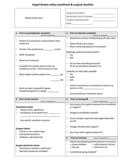 veterinary anesthesia machine checklist - Loura Rojas