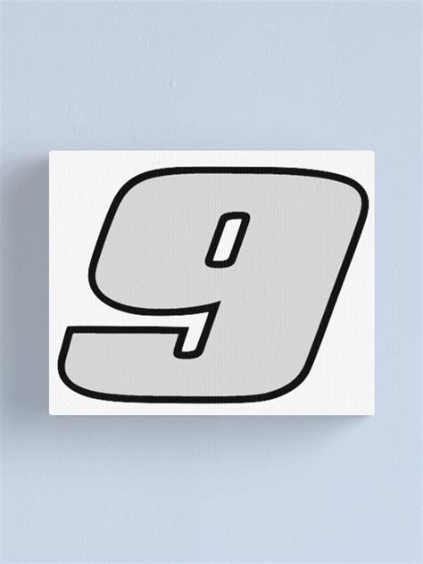 Chase Elliott 9 Canvas Print For Sale By Cgardnerdesign Redbubble