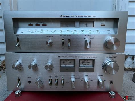 Sanyo Dca Stereo Integrated Amplifier Matching Sanyo Fmt K Am