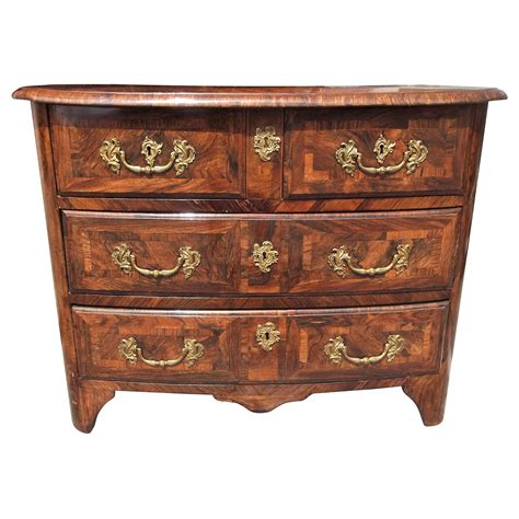 Important Louis XV Inlaid Kingwood Commode By Pierre Migeon For Sale At