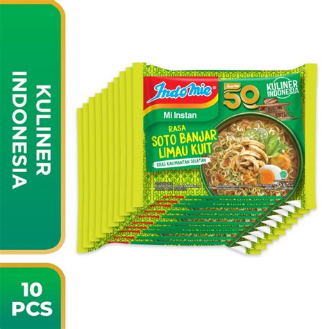 Jual 10 Pcs Indomie Soto Banjar Limau Kuit Shopee Indonesia