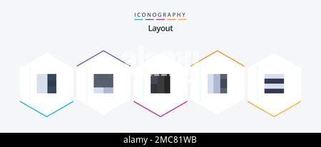 Layout 25 Flat Icon Pack Including Layout Ux Form Ui Grid Stock