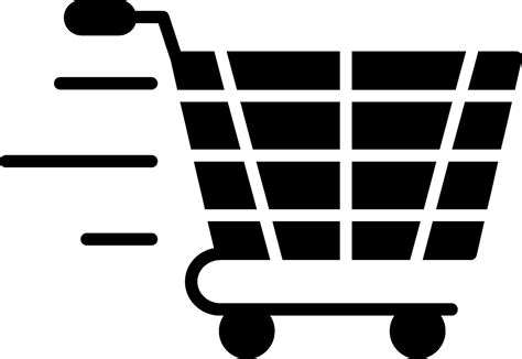 Cart Glyph Icon Vector Art At Vecteezy